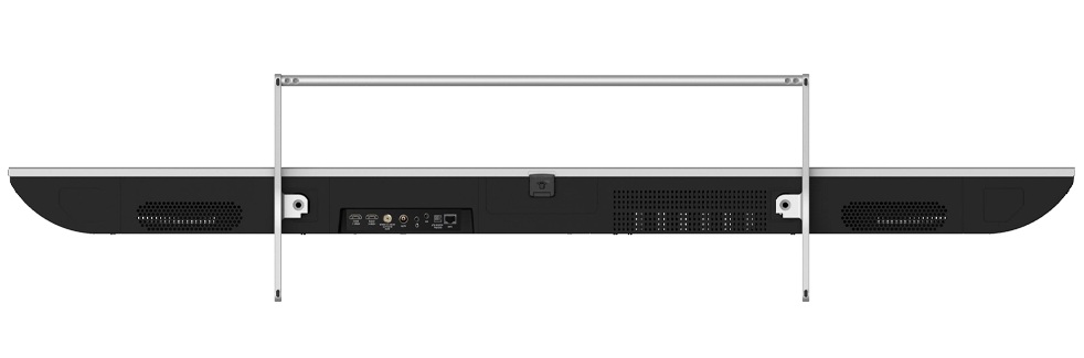 obrázek smart TV Strong SRT55UG8773C spodní strana s konektory